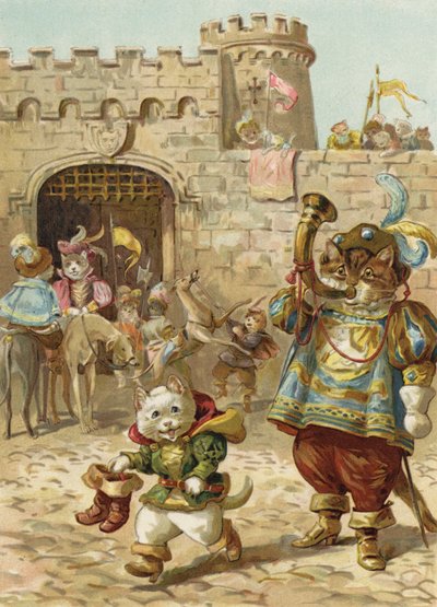 The Castle of the White Cat by English School